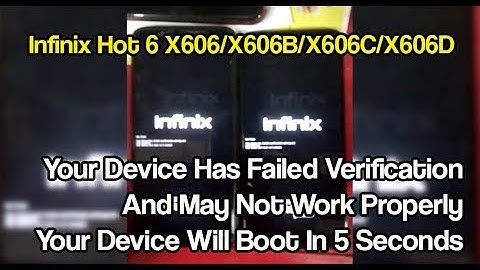 حل مشكله Infinix X606/X606B/ X606D بعد التحديث الهوائى Red State بطريقتين