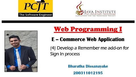 Task 4 | eShop | Web Programming 1 | Java Institute