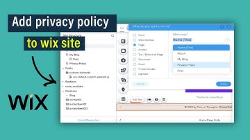 How to add privacy policy to wix website - Step-by-Step
