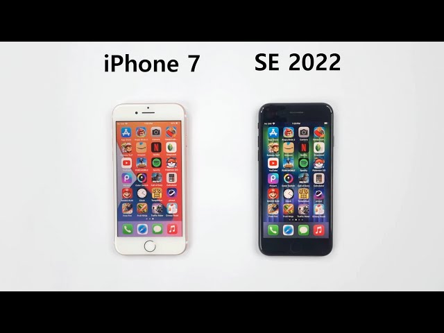 iPhone 7 vs iPhone SE 2022 - SPEED TEST! - YouTube