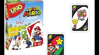 Numba One! Unboxing Super Mario UNO Card Game!