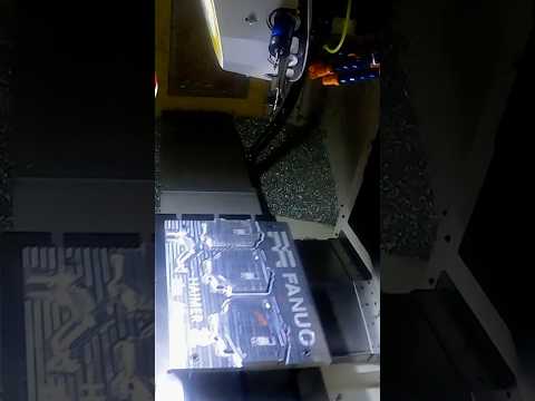 Semiconductor manufacturing with the #FANUC ROBODRILL Plus #shorts #automation @MethodsMachineTools