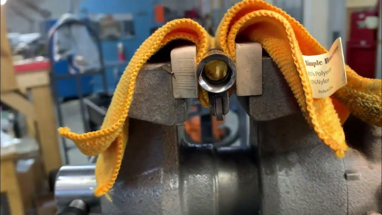 Custom 1911 building Final polish feed ramp and barrel throat YouTube