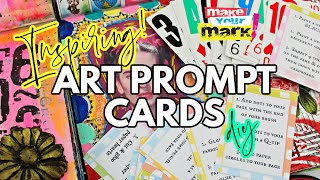 Make Art Prompt Cards for Making Art &amp; Art Journals