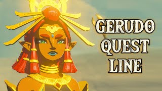 All Gerudo Quests Walkthrough - The Legend of Zelda: Tears of the Kingdom (Mural&#39;s Riddle)