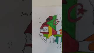 Map of Africa - Mauritania #flag #country #africa #2024 #mauritania
