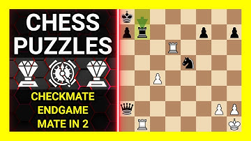 Chess Puzzles to Practice. Themes: Checkmate, Endgame, Mate in 2. Learn Chess