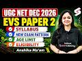 UGC NET Dec 2026 | UGC NET EVS Syllabus, Exam Pattern, Eligibility &amp; Age Limit by Anshika Mam