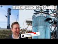 SCRUB! SpaceX officially delayed Starship launch NET November 18th.