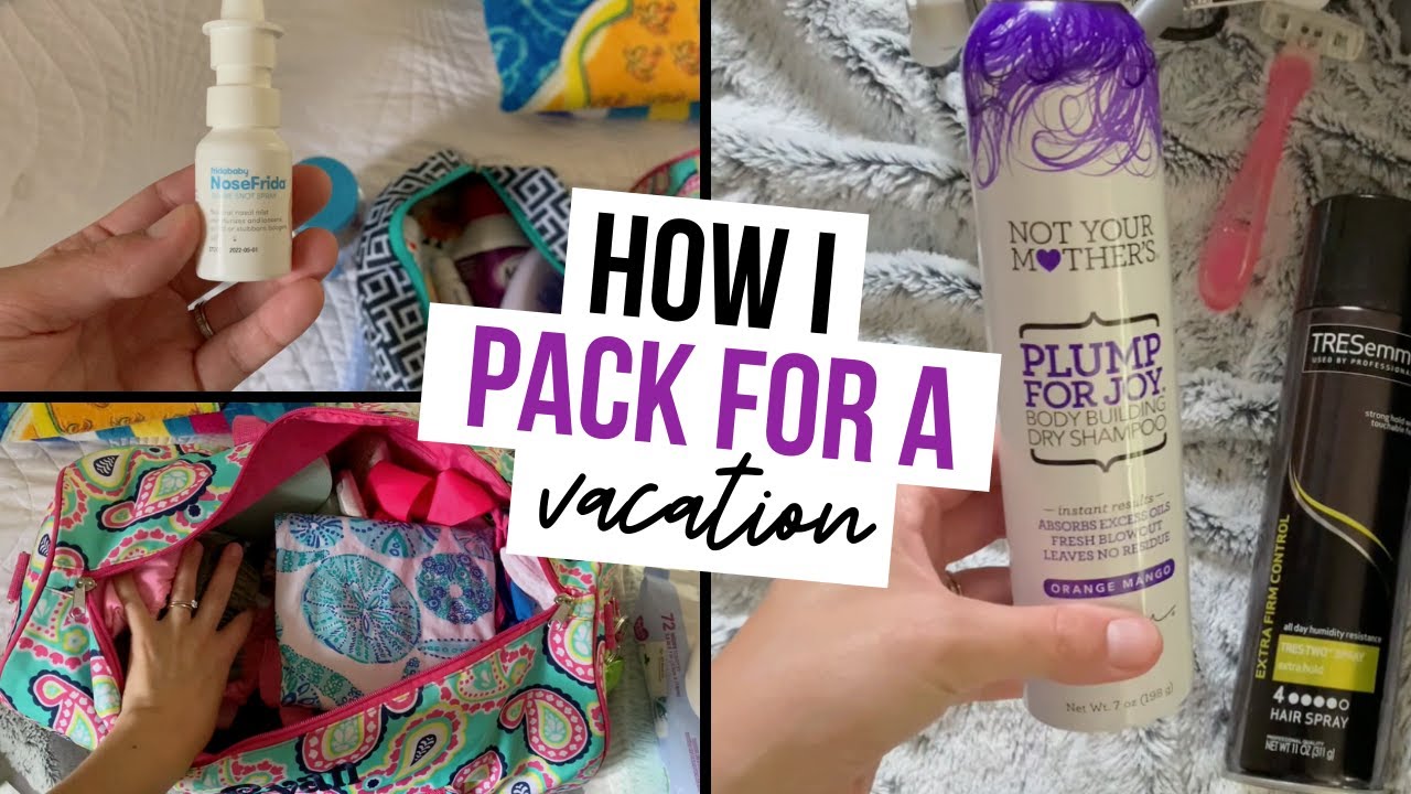 PACKING TIPS FOR FAMILY VACATION | QUICK SPEED CLEAN 2020