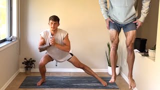 20 Bodyweight Leg Movements Warm Up - Advanced