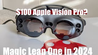 Budget $100 Apple Vision Pro? Magic Leap One AR Glasses in 2024 - Spatial Computing Headset Review!