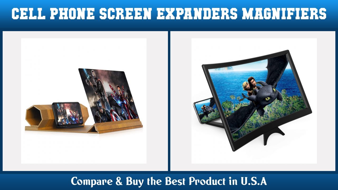 Top 10 Cell Phone Screen Expanders & Magnifiers to buy in USA 2021 | Price & Review