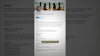 Как оформить LinkedIn студенту 👨‍💻 #linkedin #карьеразаграницей #стажировказаграницей #networking
