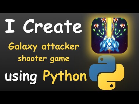 I CREATE GALAXY ATTACKER SHOOTER GAME USING PYTHON
