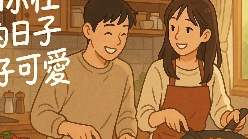 《你在的日子好可愛》🧺｜戀愛日常原創歌｜你在，每件小事都變得超級可愛｜Taiwan Chill Pop 原創音樂