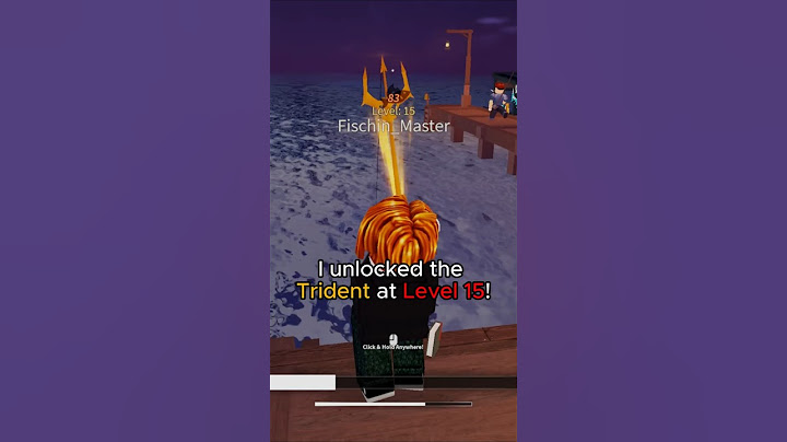 How to Unlock Trident Rod at Lvl 15! | Roblox Fisch