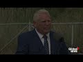 "We’ll do it properly," Doug Ford says of Hwy. 401 tunnel as docs shed light on safety concerns