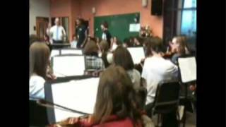 Les Miz Rehearsing with CAPA Orchestra