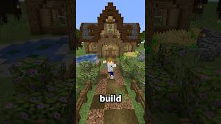 How to Build a BEAUTIFUL Roof in Minecraft! (Gambrel/A-frame Tutorial) #minecraft #building