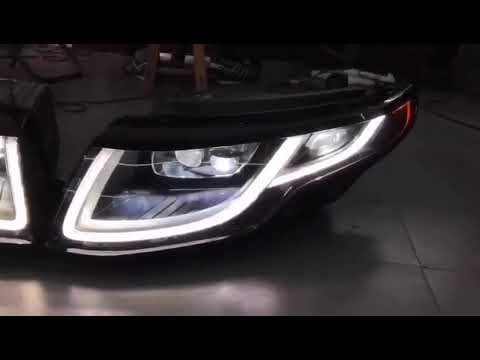 Range Rover headlight 2012 to 2018 - YouTube