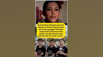 Bunda Maia suruh Ahmad Dhani panggil Psikiater buat Al El Dul‼️