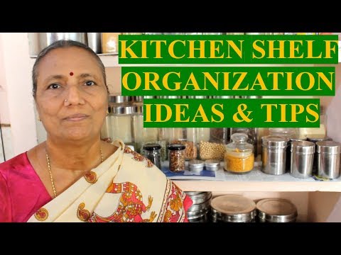 How to Organize Open Shelves in Kitchen  Kitchen  