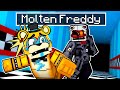 Molten Freddy Wants to PLAY?! in Minecraft Security Breach