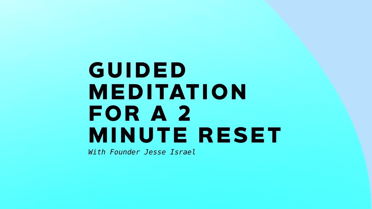 Quick 2 min Meditation for Focus & Stress