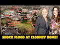 George and Amal Clooney's $18 million family home hit by devastating flood