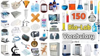 Bio-Lab Vocabulary ll 150 Biological Laboratory Equipments or Items names In English With Pictures