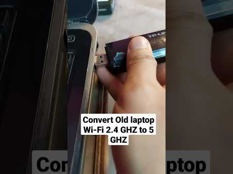 Convert Old laptop 2.4 GHZ Wi-Fi In to 5GHZ Wi-Fi.Tplink Usb Wi-Fi Adapter For best Wi-Fi Speed.