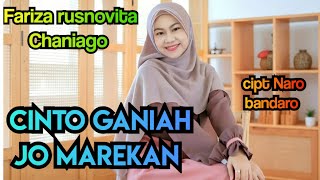 Cinto GANIAH Jo MAREKAN Dendangminang terbaru Fariza rusnovita  product studio SBN INDONESIA 