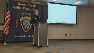 Battle Creek Police Department press conference - Dec. 1, 2021
