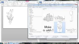 Using AnnaBelle Digi Stamps with Microsoft Word