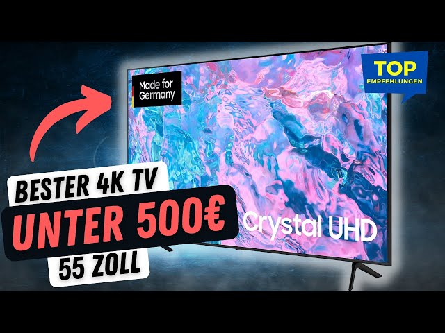 Bester 55 Zoll UDH Fernseher unter 500 Euro?! - Samsung Crystal UHD CU7179  - YouTube