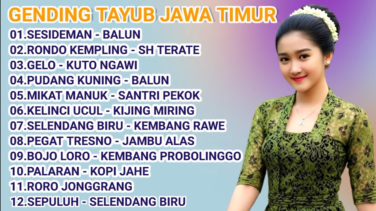 GENDING TAYUB JAWA TIMURAN TERBAIK