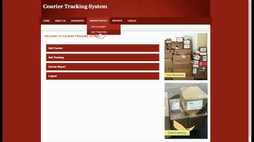 Courier Tracking System | PHP and MySQL Project Source Code | PHP MySQL CRUD Project