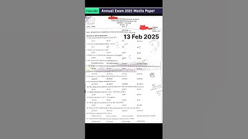 Class 9 Maths Term 2 Annual exam paper CBSE #exampaper #9th #trending