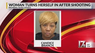 Woman turns self in after shooting in Apex