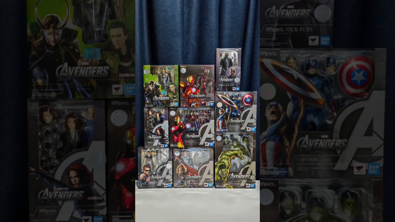 S.H.Figuarts The Avengers 2012 Collections 