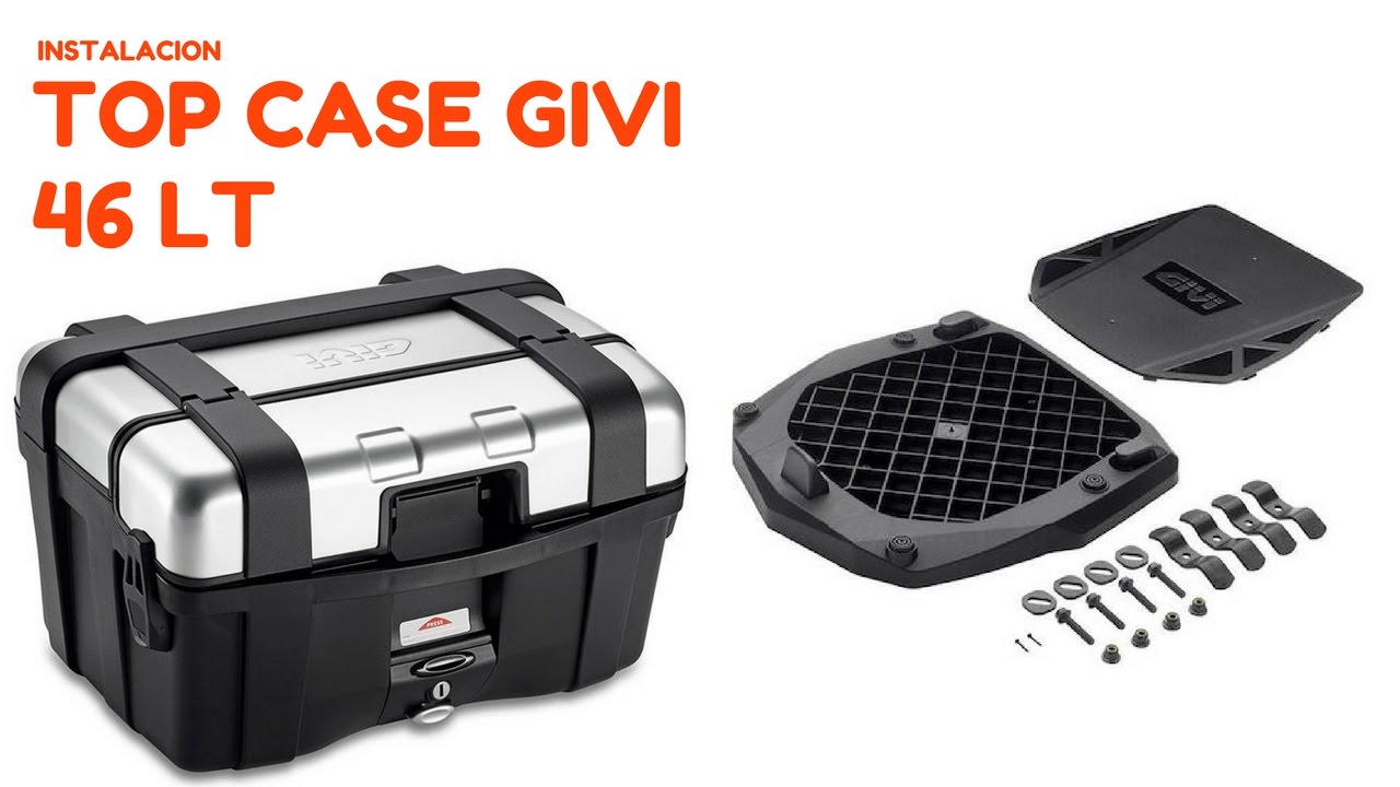 INSTALACION TOP CASE GIVI TREKKER 46 LT - YouTube