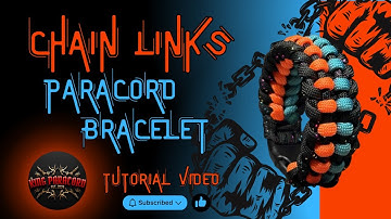 How to Make the Chain Links Paracord Bracelet | Step by Step Tutorial #paracordbracelet #diy #knot