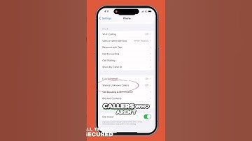 How to STOP spam calls on iPhone