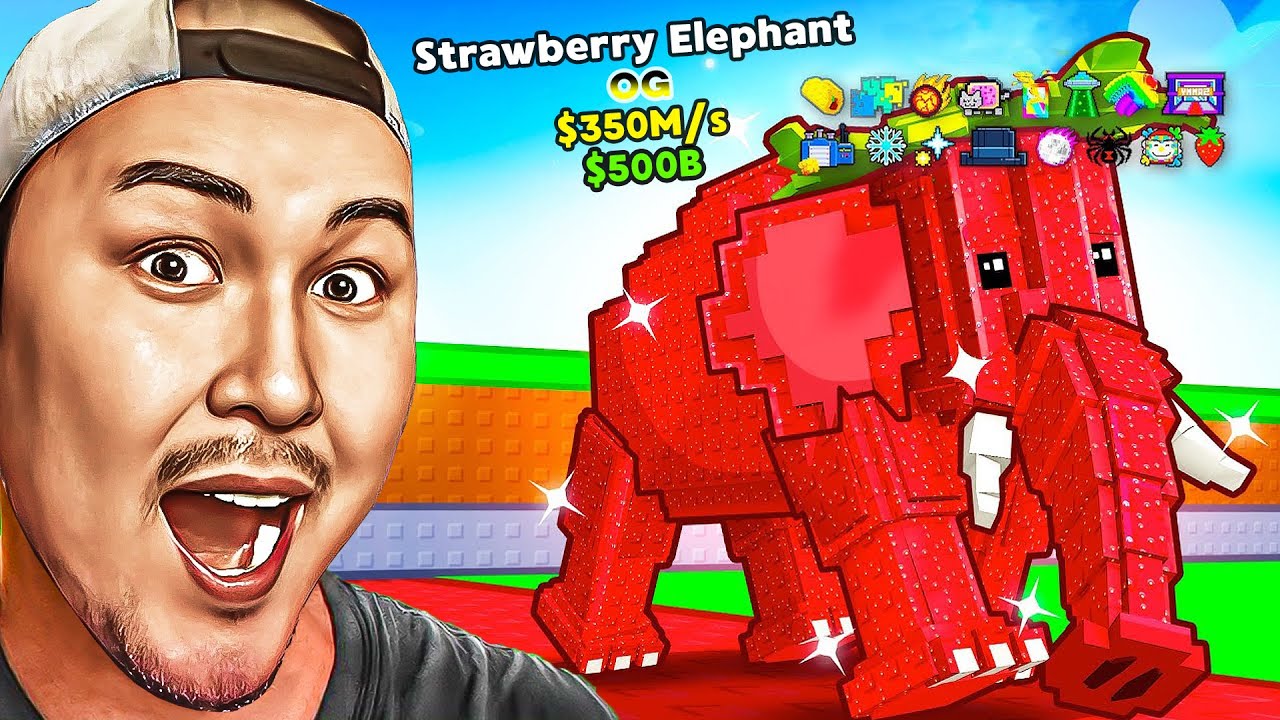😱Мен STRAWBERRY ELEPHANT Сатып Алдым! Укради Брейнрот Роблокс