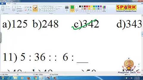 Number Analogy || Questions 9 - 12 || Spark Institute || Easy Arithemetic || Krishna Sir
