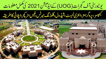 University of Gujrat (UOG) Admissions 2021 :: Complete Detail about How to Get Admission in UOG ::