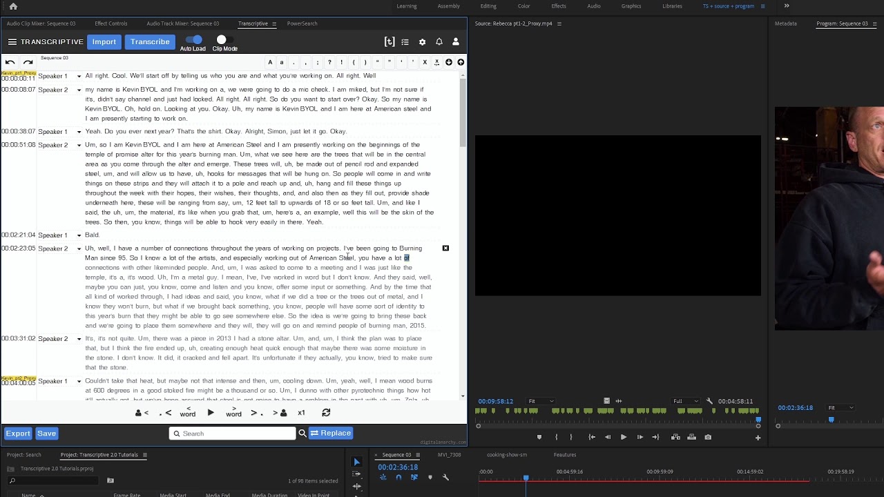 Transcriptive 2.0 Features Text Editor YouTube
