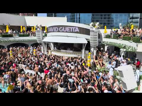 David Guetta day party live at Liv Beach Las Vegas April 26, 2025 [25 min, 4K HD]