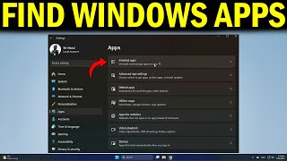 How To Find Your Programs and Apps on Windows 11 - Quick Fix